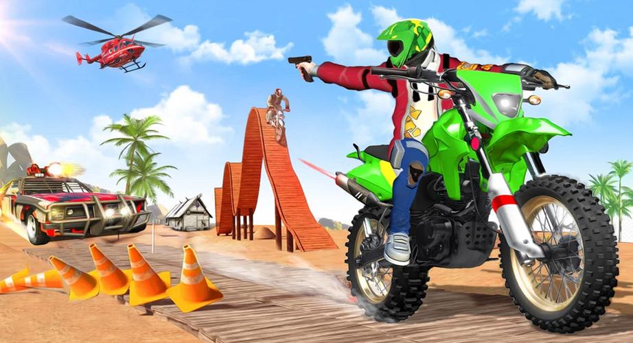 Gangster Bike: Real Race Game Zrzut ekranu 3
