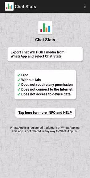 Chat Stats for WhatsApp ဖန်သားပြင်ဓာတ်ပုံ 0