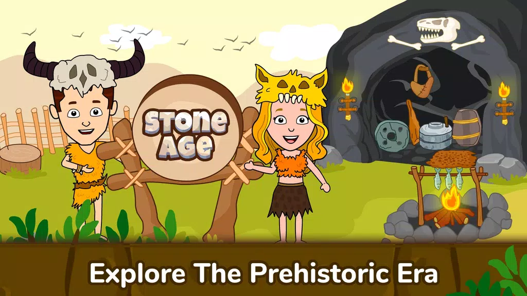 Caveman Games World for Kids Tangkapan skrin 0