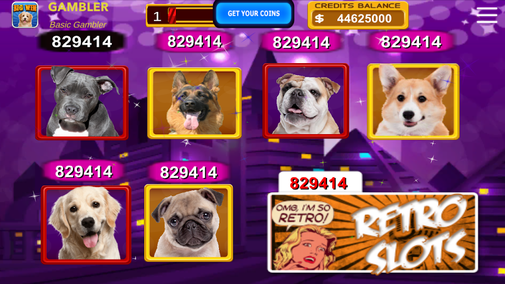 Dogs Slots Captura de pantalla 1