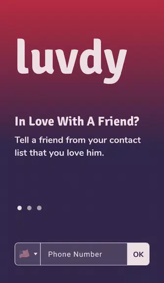 luvdy - Anonymous Dating Among Friends Tangkapan skrin 0