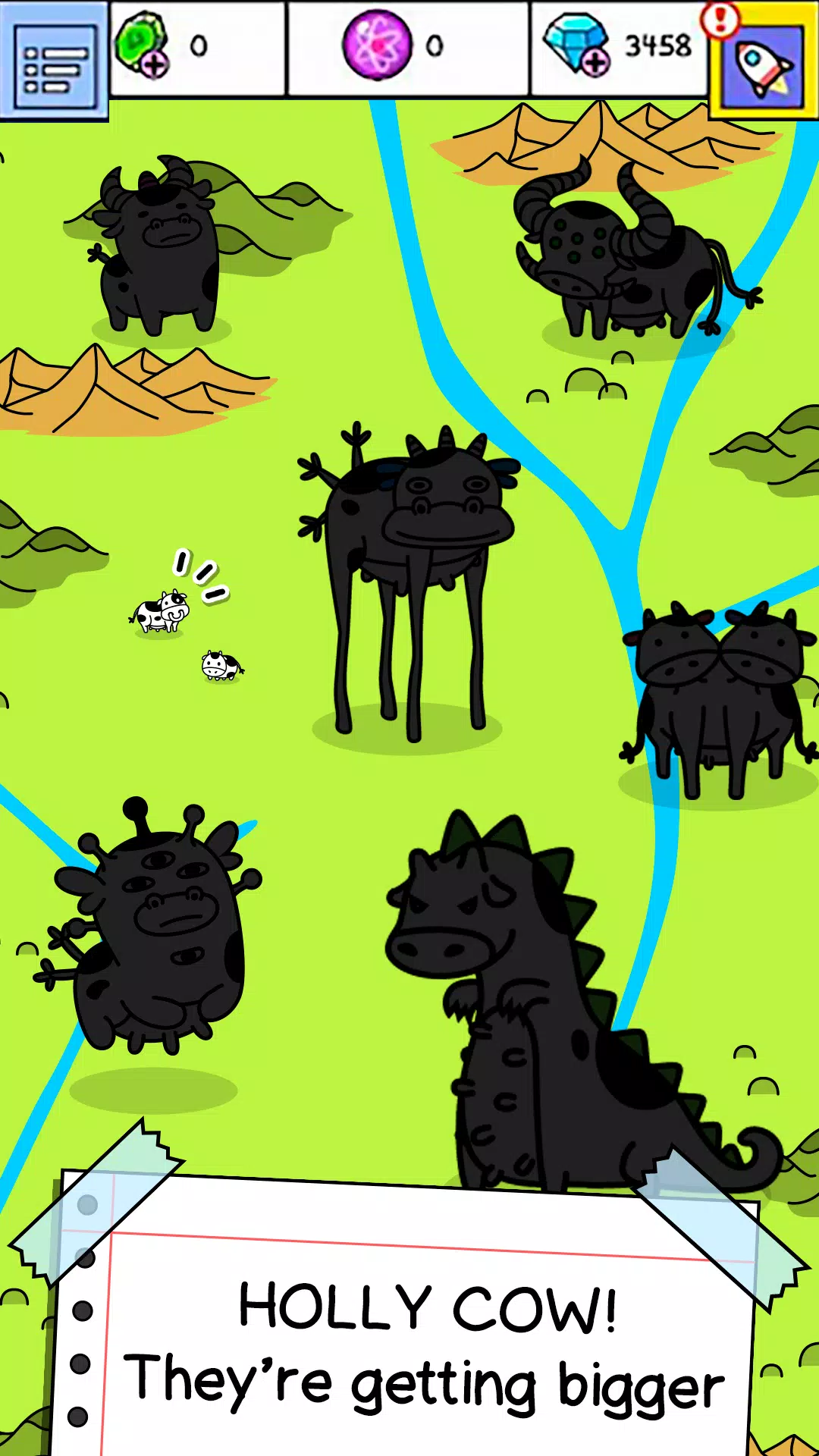 Cow Evolution: Idle Merge Game スクリーンショット 3