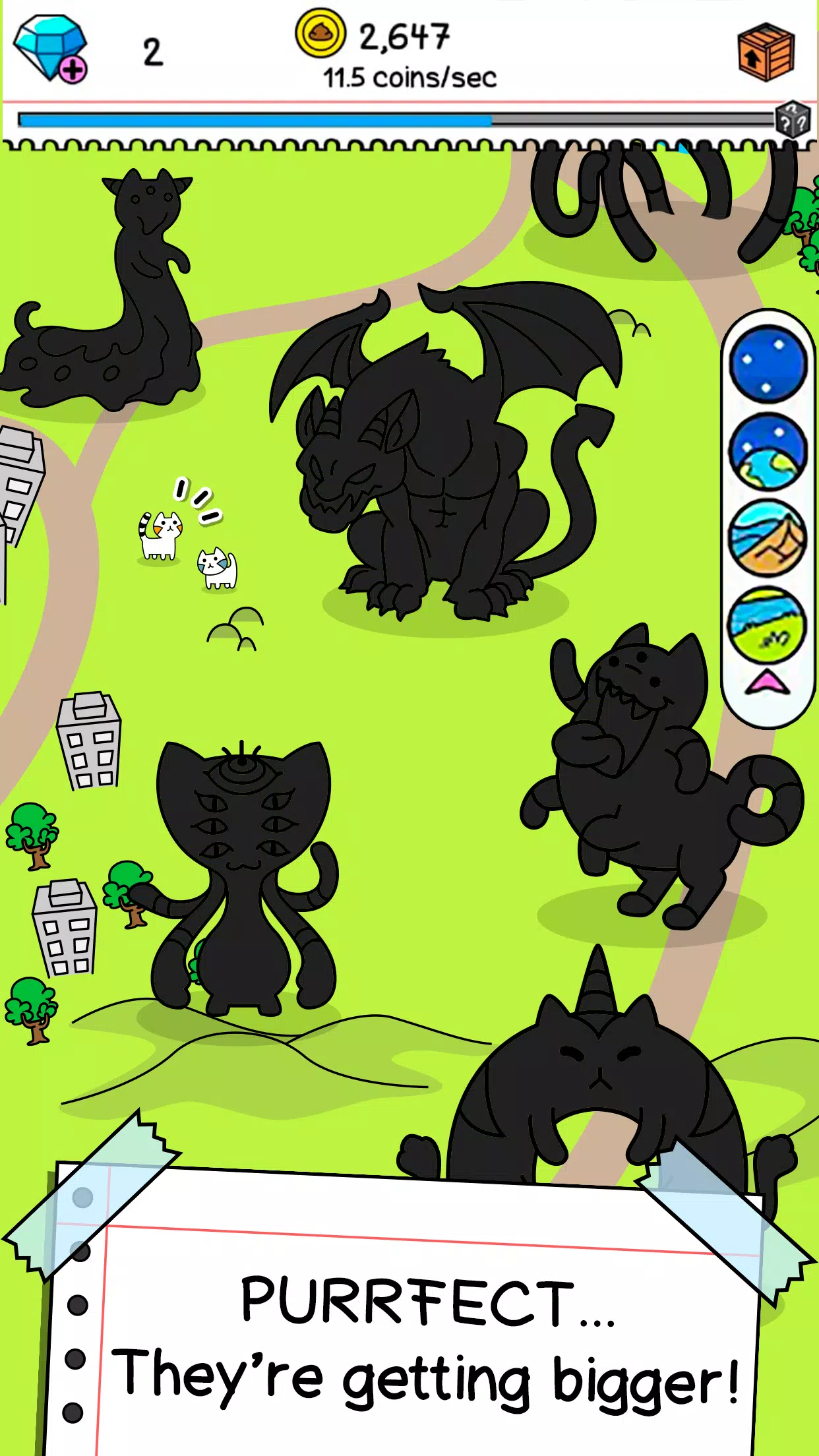 Cat Evolution: Merge Animals Screenshot 3