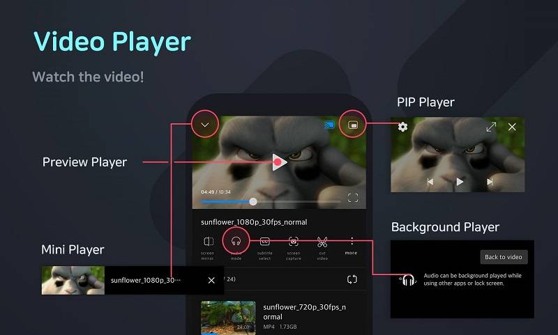 FX Player ဖန်သားပြင်ဓာတ်ပုံ 2