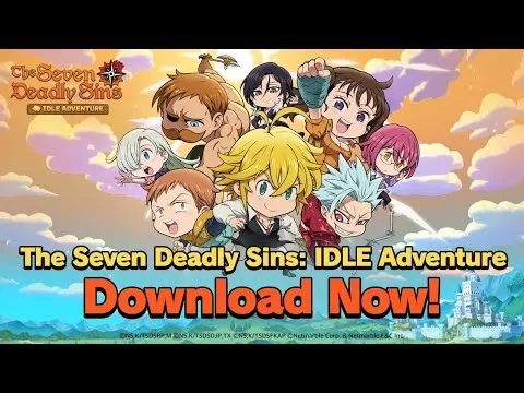 Presentación de personajes de Seven Deadly Sins Idle Adventure