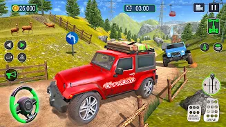 Real Jeep SUV Driving Games 3D Captura de pantalla 2