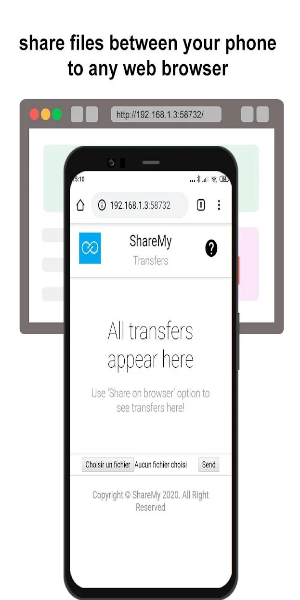 xShare- Transfer & Share files Schermafbeelding 1