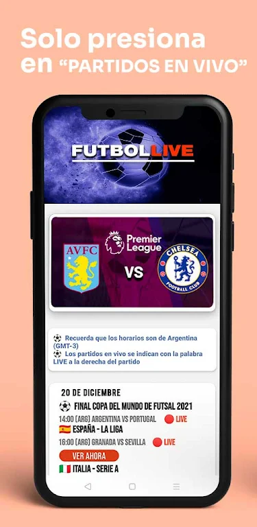 Futbol Live स्क्रीनशॉट 3