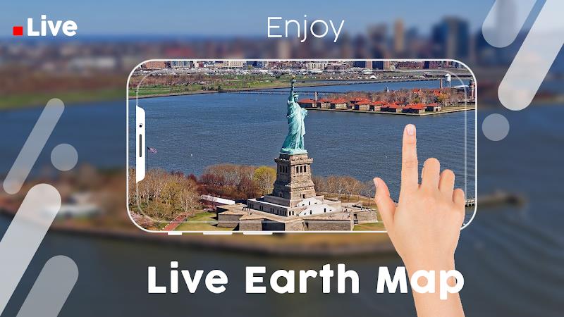 Live Earth Map, Satellite View スクリーンショット 0