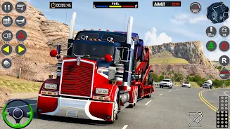 US Cargo Truck Simulator Game ဖန်သားပြင်ဓာတ်ပုံ 3