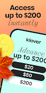 Klover - Instant Cash Advance 螢幕截圖 0