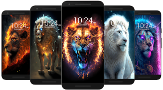 Lion Wallpaper HD ภาพหน้าจอ 1