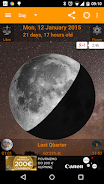 Moon Phase Widget Tangkapan skrin 0