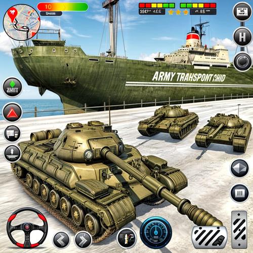 Army Transport Tank Ship Games スクリーンショット 2