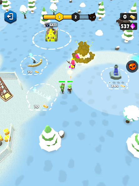 Base Defence: Army Rush Mod スクリーンショット 1