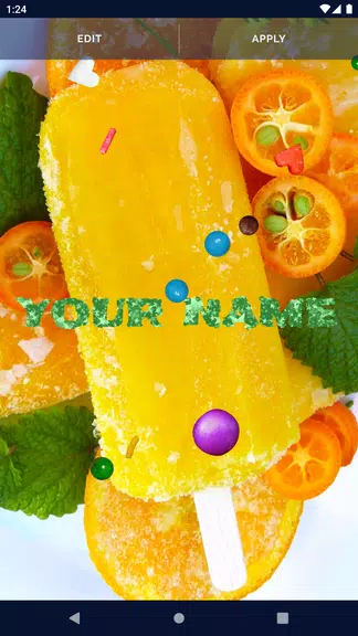 Ice Cream Live Wallpaper Capture d'écran 1