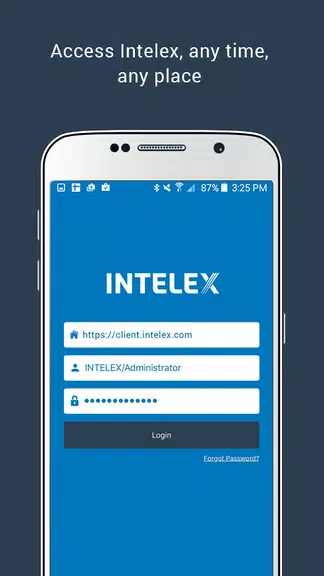 Intelex Mobile 螢幕截圖 0