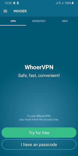 Whoer VPN - unlimited & free, Tangkapan skrin 0