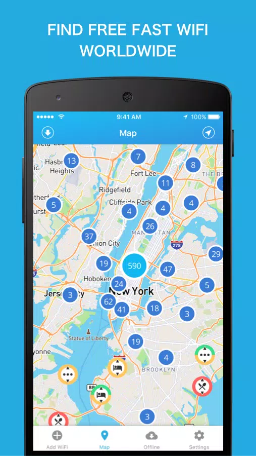 WiFi Finder - WiFi Map 螢幕截圖 0