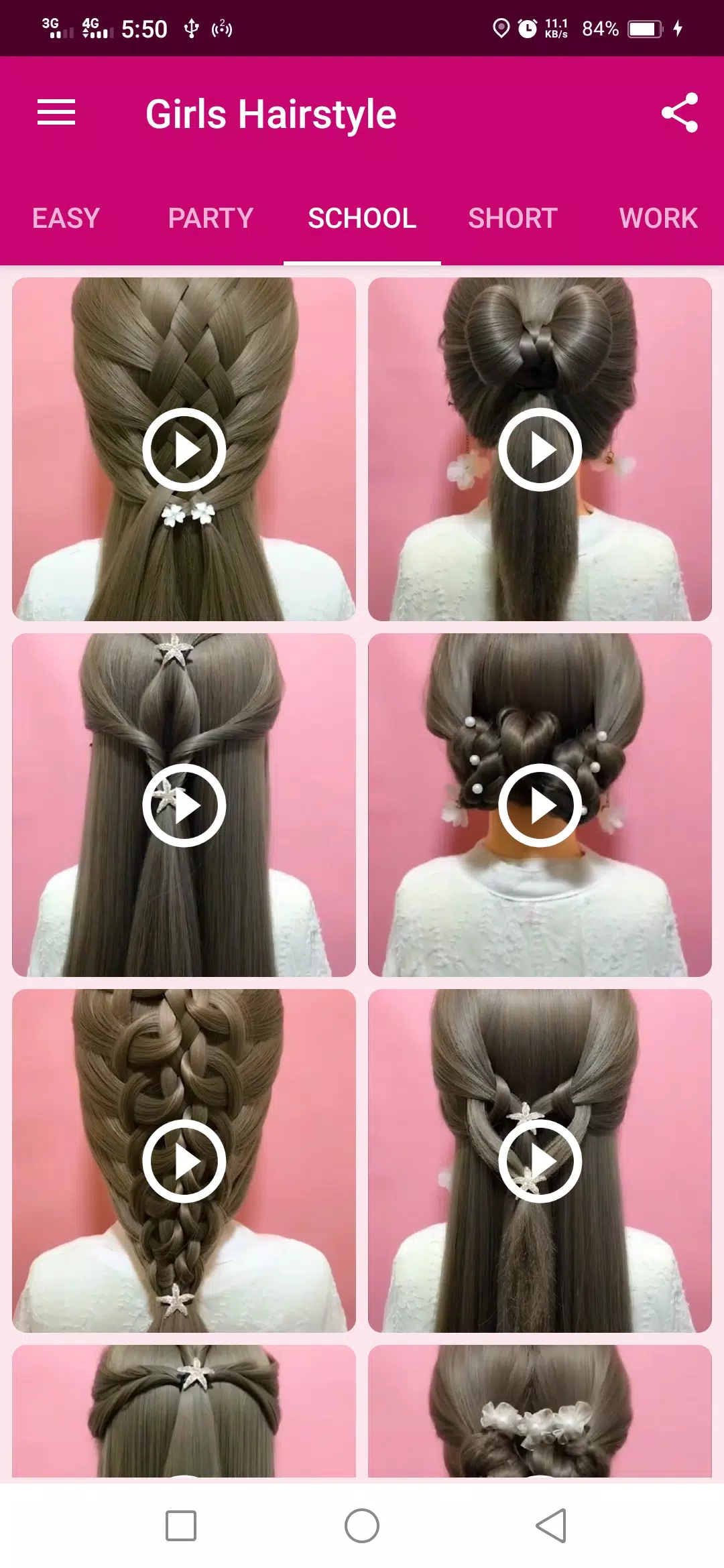 Girls Hairstyle Ảnh chụp màn hình 2