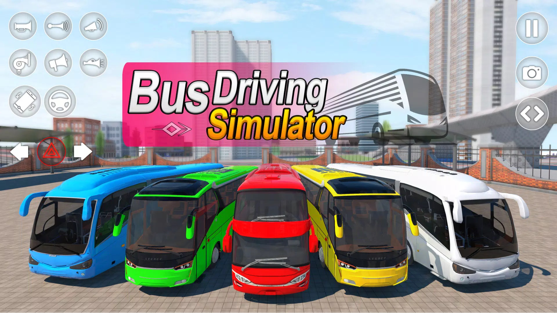 Bus Driving Games 3d Simulator Captura de pantalla 3