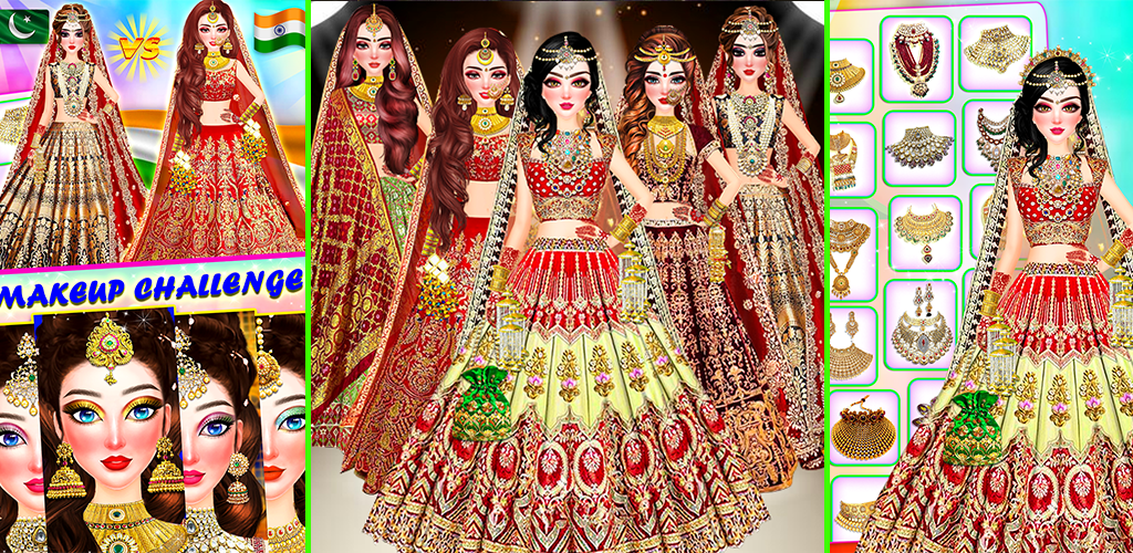 Indian Bride Dress Up Girl Скриншот 0