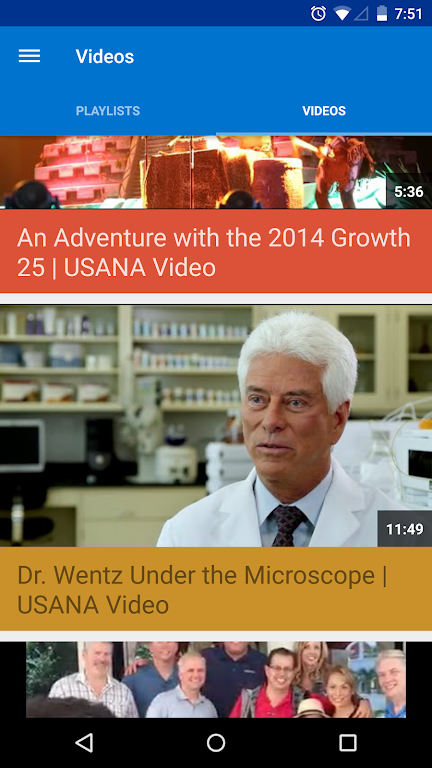 USANA Mobile HUB Captura de pantalla 3