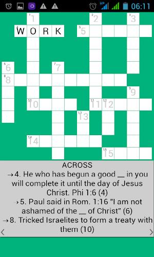 Bible Crossword Screenshot 2