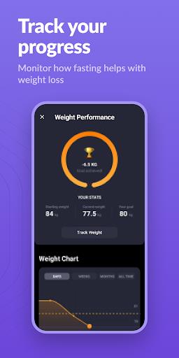 Schermata Simple: Fasting Timer & Meal Tracker 2