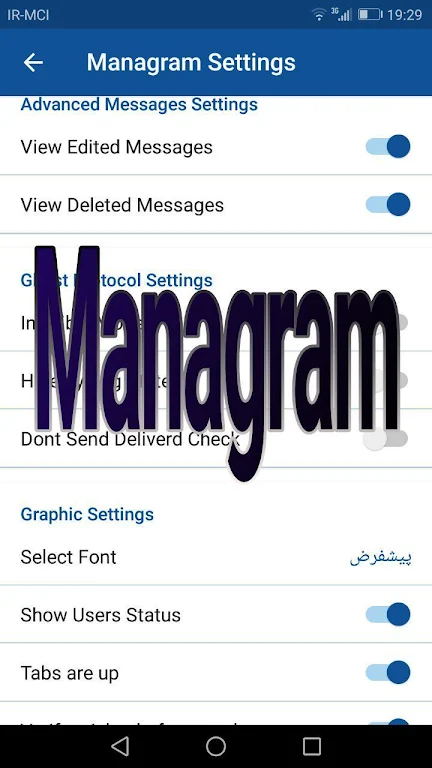 Schermata Managram 1
