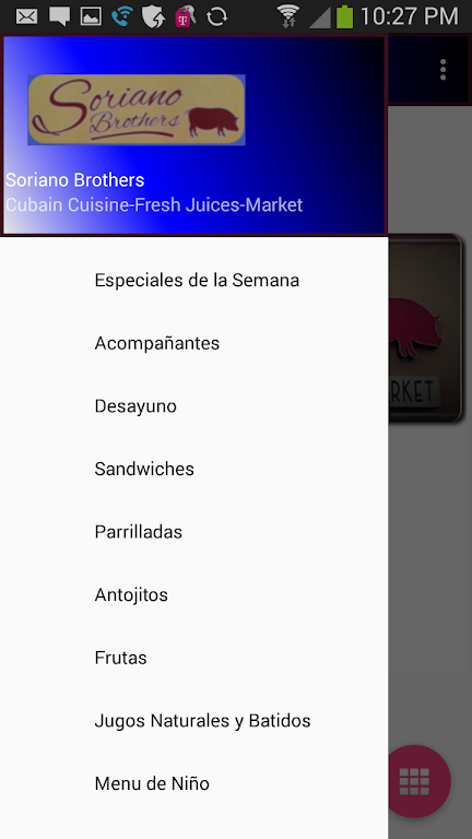 Soriano Brothers Cuban Cuisine 螢幕截圖 1