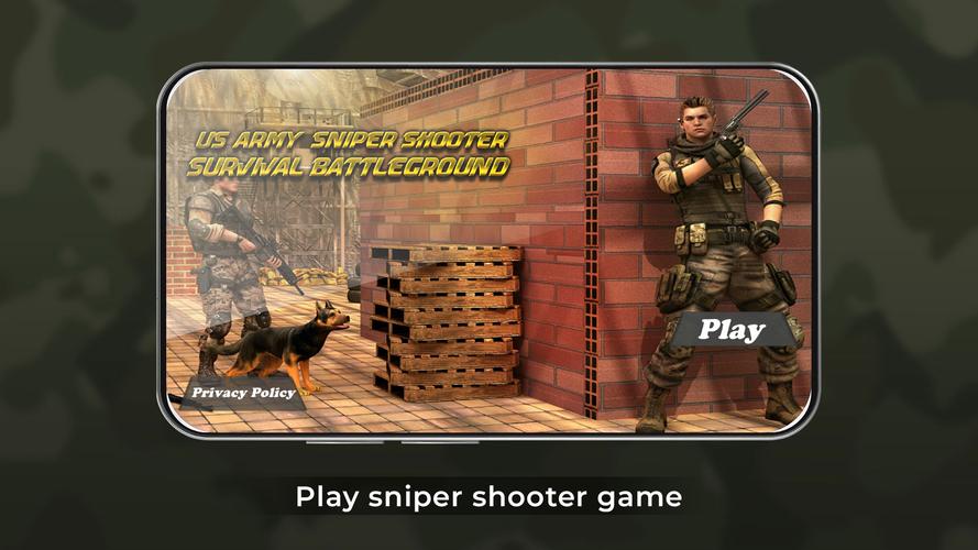 Army Sniper Shooter ဖန်သားပြင်ဓာတ်ပုံ 0