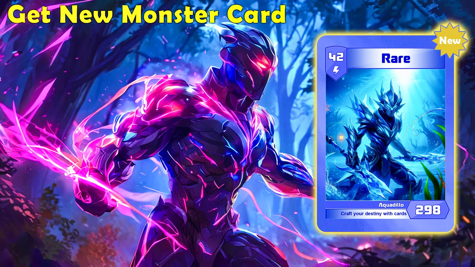 Monsters Card Collector Game ဖန်သားပြင်ဓာတ်ပုံ 0