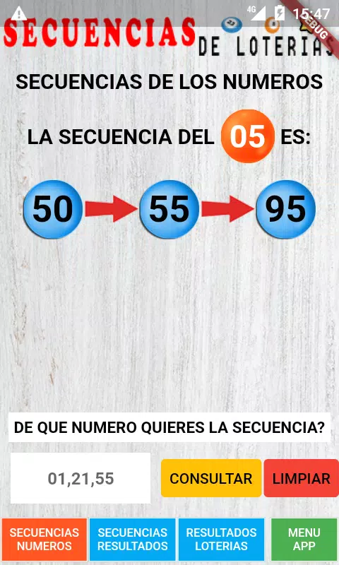 Secuencias de Loterias 螢幕截圖 3