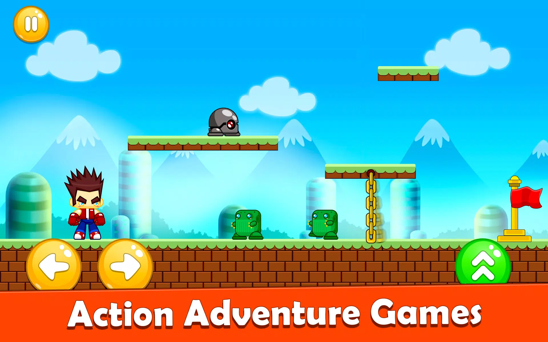 Brave Hero Adventures Game 螢幕截圖 1
