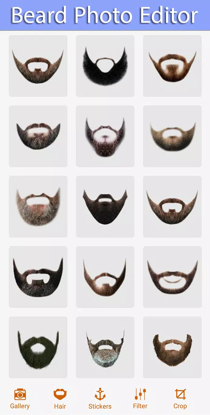 Beard Photo Editor 螢幕截圖 3