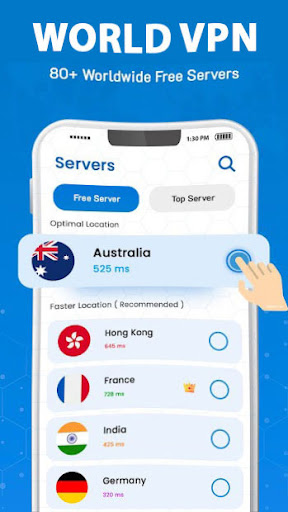 World VPN Ảnh chụp màn hình 2