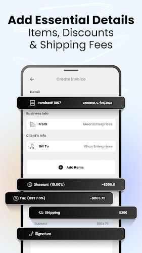 Invoice Maker and Generator ภาพหน้าจอ 0