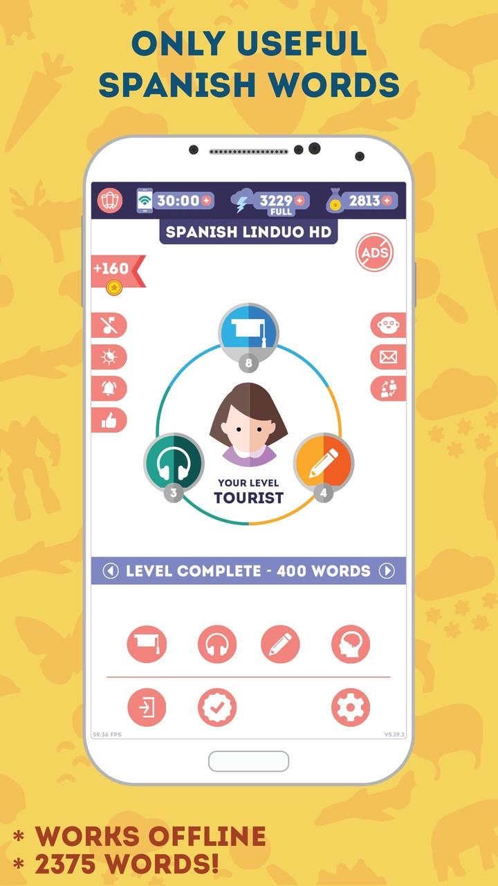 Spanish for Beginners: LinDuo Screenshot 1