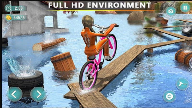 Offroad Bicycle Bmx Stunt Game 螢幕截圖 3