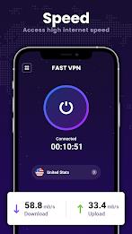 Secure Turbo VPN - Turbo Proxy Ảnh chụp màn hình 3