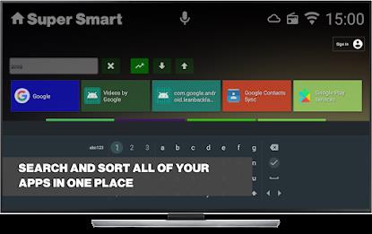 Schermata Super Smart TV Launcher 2