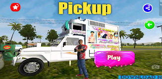 Mod bussid dj pickup simulator Schermafbeelding 2