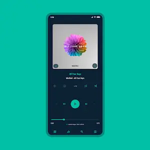 Aurora - Poweramp Skin 螢幕截圖 0