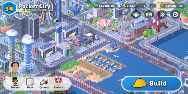 Schermata Pocket City 2 0