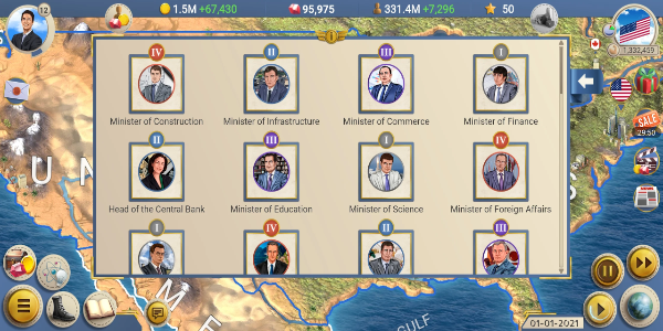 MA 2 – President Simulator 螢幕截圖 1