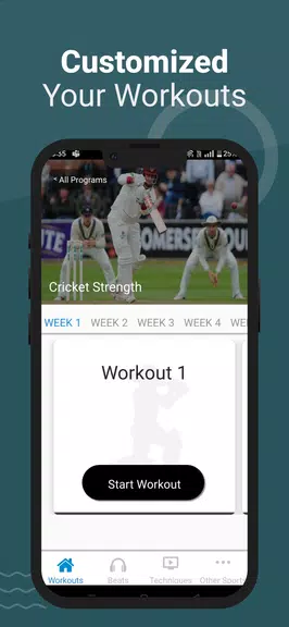 Cricket Strength & Power Скриншот 2