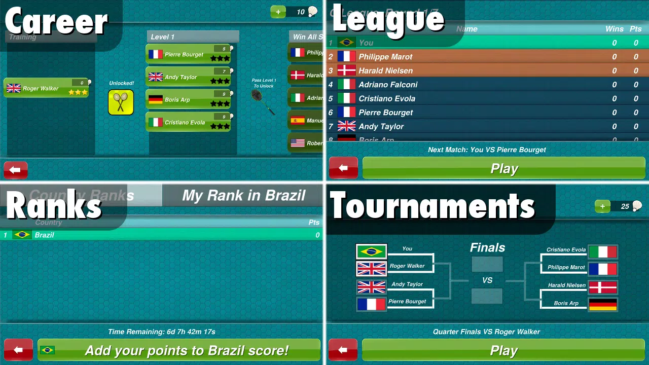 Badminton 3D Screenshot 1