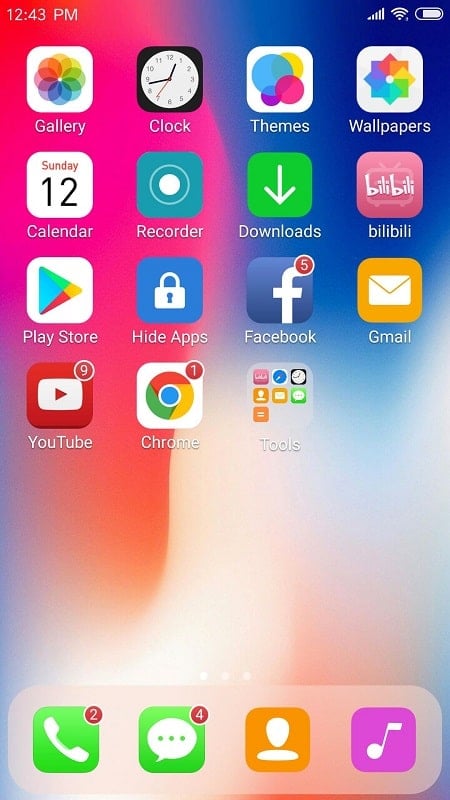 X Launcher Pro Zrzut ekranu 1