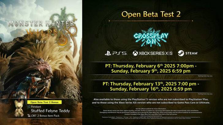 Monster Hunter Wilds February Open Beta